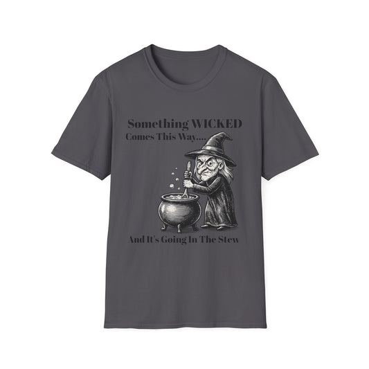 Witch Brewing Cauldron Something Wicked T-Shirt