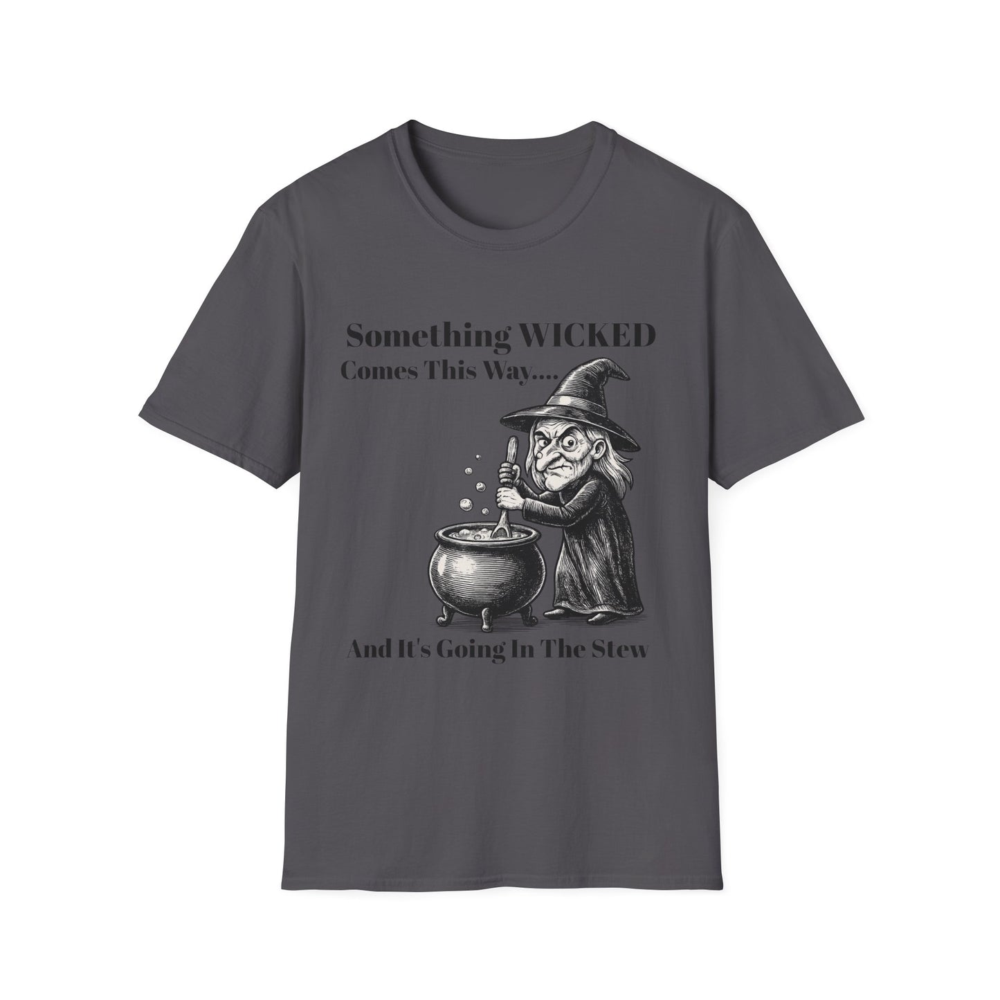 Witch Brewing Cauldron Something Wicked T-Shirt