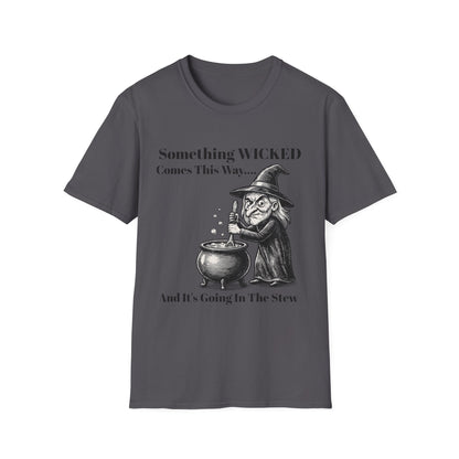 Witch Brewing Cauldron Something Wicked T-Shirt