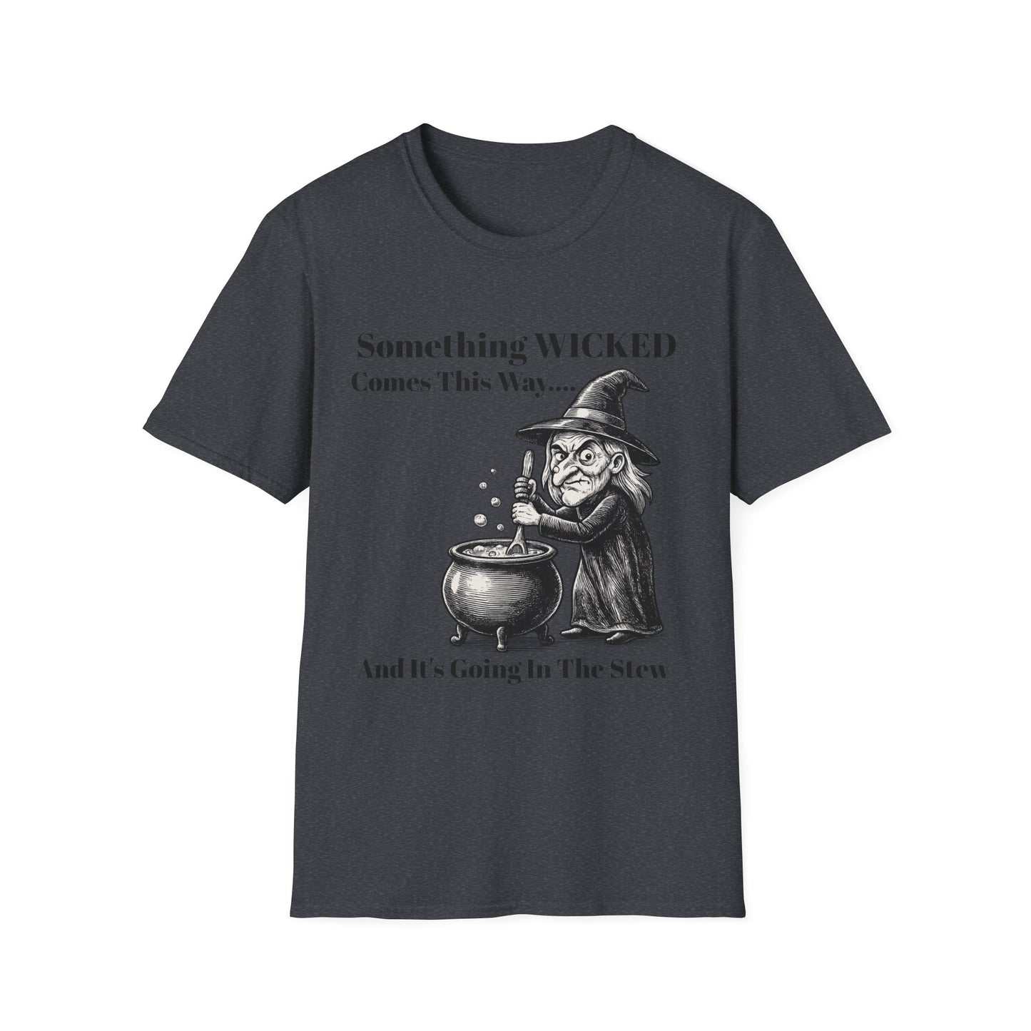 Witch Brewing Cauldron Something Wicked T-Shirt