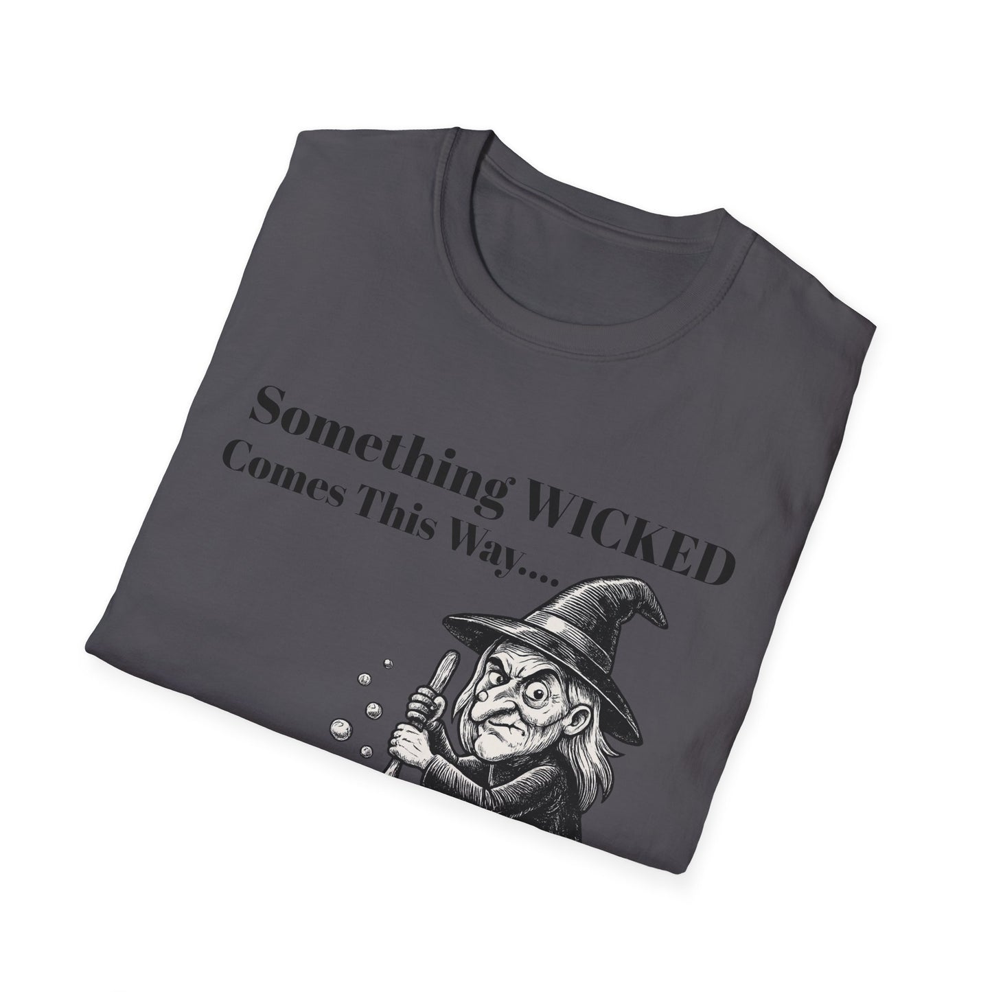 Witch Brewing Cauldron Something Wicked T-Shirt